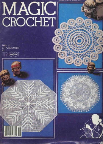 MAGIC CROCHET 10 CROCHET PATTERNS CROCHET BOOK 57 PAGES ENGLISH