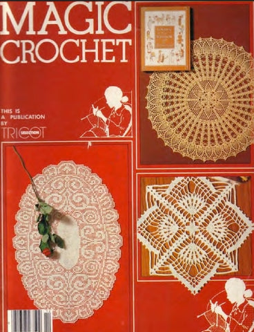 MAGIC CROCHET 12 CROCHET PATTERNS CROCHET BOOK 56 PAGES ENGLISH