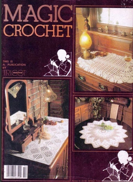 MAGIC CROCHET 14 CROCHET PATTERNS CROCHET BOOK 57 PAGES ENGLISH