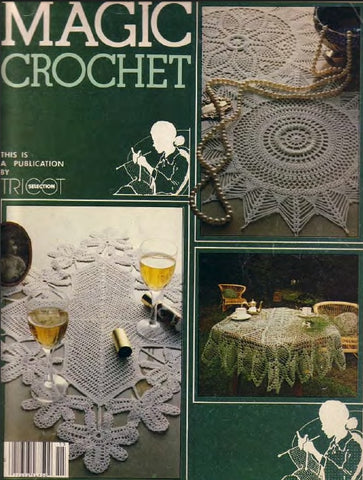 MAGIC CROCHET 15 CROCHET PATTERNS CROCHET BOOK 60 PAGES ENGLISH