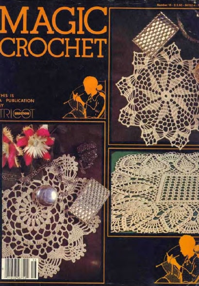 MAGIC CROCHET 16 CROCHET PATTERNS CROCHET BOOK 53 PAGES ENGLISH