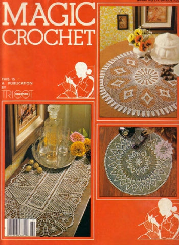 MAGIC CROCHET 19 CROCHET PATTERNS CROCHET BOOK 63 PAGES ENGLISH