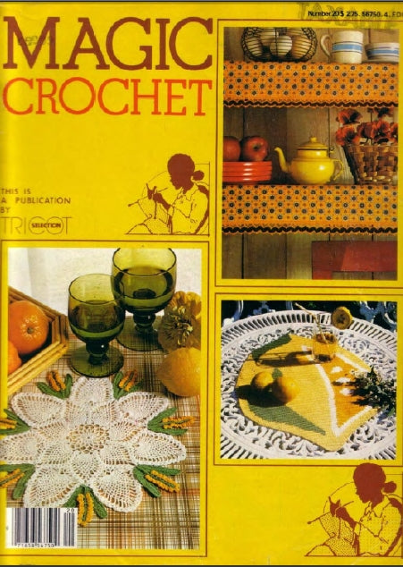 MAGIC CROCHET 20 AUG 1982 CROCHET PATTERNS CROCHET BOOK 58 PAGES ENGLISH
