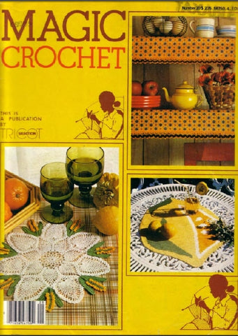 MAGIC CROCHET 20 AUG 1982 CROCHET PATTERNS CROCHET BOOK 58 PAGES ENGLISH