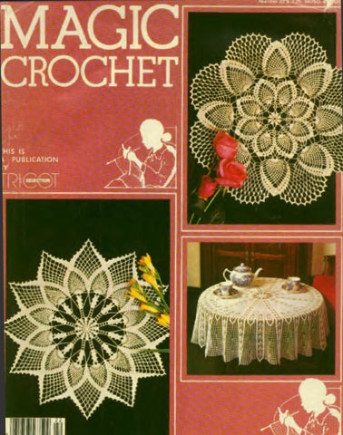 MAGIC CROCHET 22 DEC 1982 CROCHET PATTERNS CROCHET BOOK 63 PAGES ENGLISH