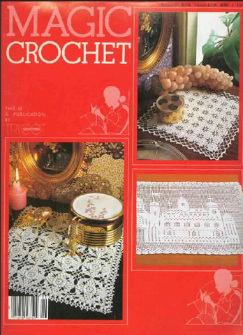 MAGIC CROCHET 26 AUG 1983 CROCHET PATTERNS CROCHET BOOK 63 PAGES ENGLISH