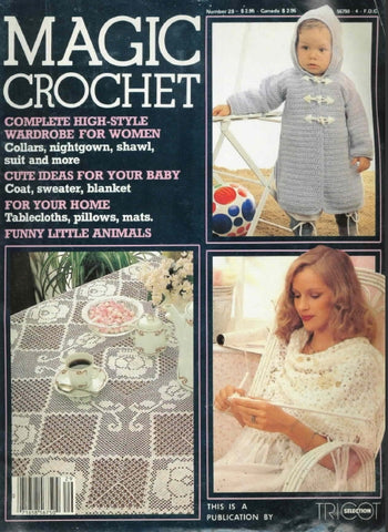 MAGIC CROCHET 29 CROCHET PATTERNS CROCHET BOOK 57 PAGES ENGLISH