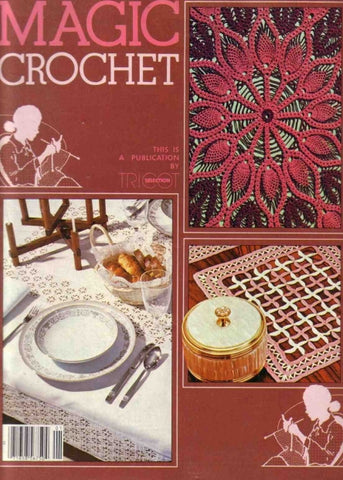 MAGIC CROCHET 2 CROCHET PATTERNS CROCHET BOOK 63 PAGES ENG