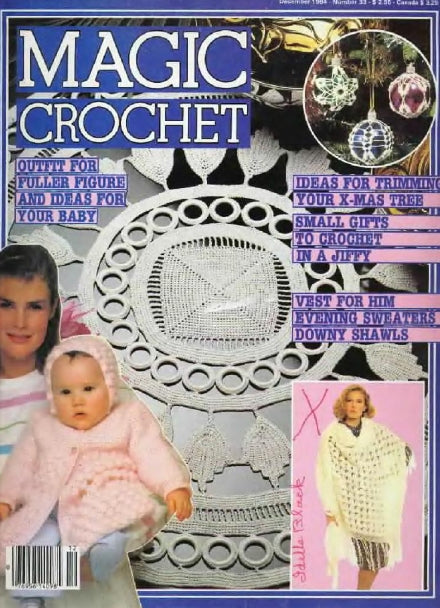 MAGIC CROCHET 33 CROCHET PATTERNS CROCHET BOOK 60 PAGES ENGLISH