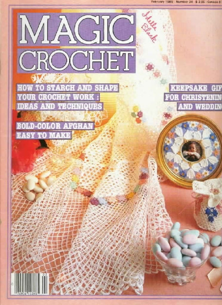 MAGIC CROCHET 34 CROCHET PATTERNS CROCHET BOOK 58 PAGES ENGLISH