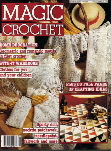 MAGIC CROCHET 37 CROCHET PATTERNS CROCHET BOOK 80 PAGES ENGLISH