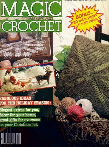 MAGIC CROCHET 39 CROCHET PATTERNS CROCHET BOOK 81 PAGES ENGLISH