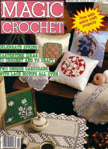 MAGIC CROCHET 40 CROCHET PATTERNS CROCHET BOOK 79 PAGES ENG