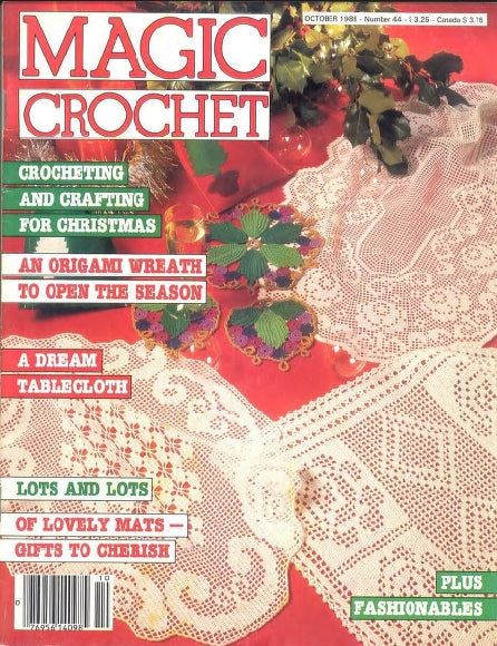 MAGIC CROCHET 44 CROCHET PATTERNS CROCHET BOOK 79 PAGES ENGLISH