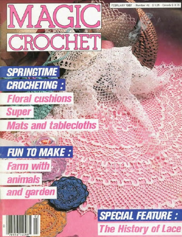 MAGIC CROCHET 46 CROCHET PATTERNS CROCHET BOOK 80 PAGES ENGLISH