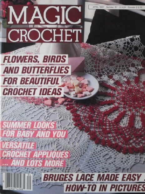 MAGIC CROCHET 47 CROCHET PATTERNS CROCHET BOOK 81 PAGES ENGLISH