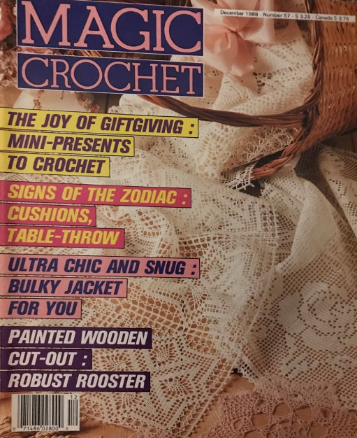 MAGIC CROCHET 57 CROCHET PATTERNS CROCHET BOOK 43 PAGES ENGLISH