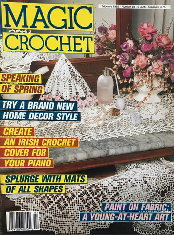 MAGIC CROCHET 58 CROCHET PATTERNS CROCHET BOOK 43 PAGES ENGLISH