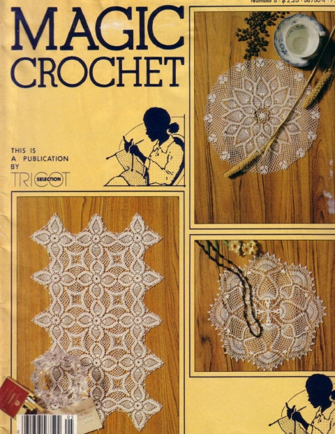 MAGIC CROCHET 5 CROCHET PATTERNS CROCHET BOOK 57 PAGES ENG