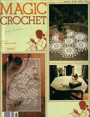 MAGIC CROCHET 6 CROCHET PATTERNS CROCHET BOOK 64 PAGES ENG