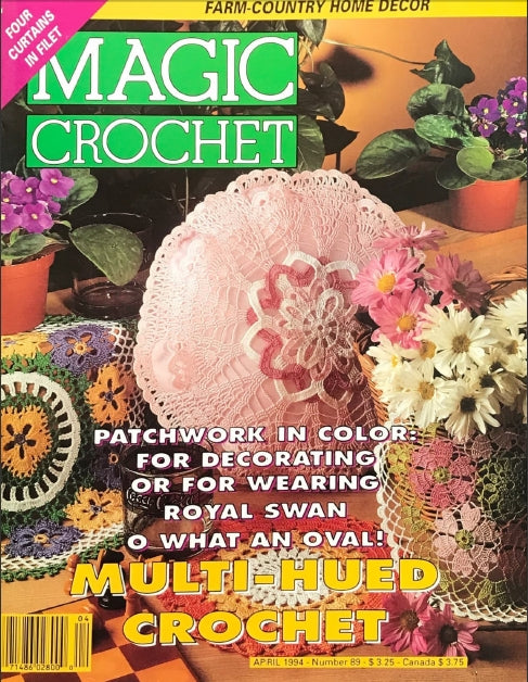 MAGIC CROCHET 89 CROCHET PATTERNS CROCHET BOOK 43 PAGES ENGLISH