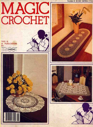 MAGIC CROCHET 8 CROCHET PATTERNS CROCHET BOOK 64 PAGES ENG