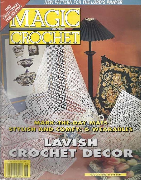 MAGIC CROCHET 97 CROCHET PATTERNS CROCHET BOOK 76 PAGES ENGLISH