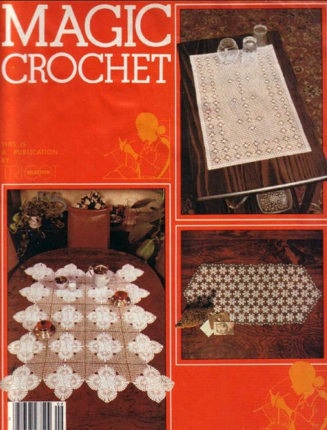 MAGIC CROCHET 9 CROCHET PATTERNS CROCHET BOOK 59 PAGES ENGLISH