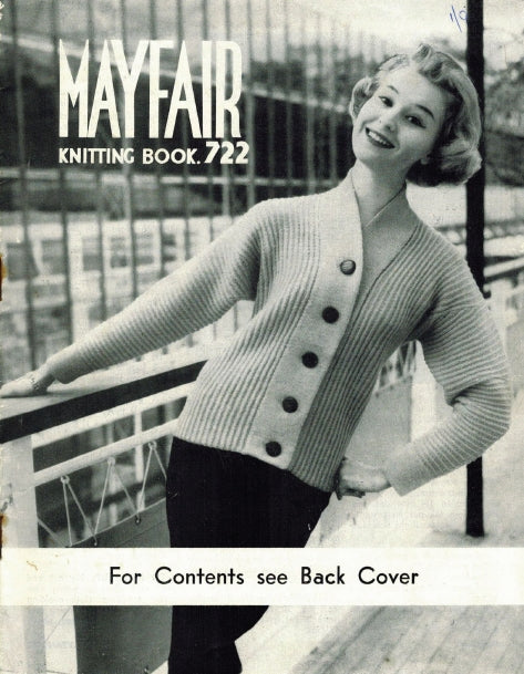 MAYFAIR 722 KNITTING PATTERNS KNITTING BOOK 16 PAGES ENG