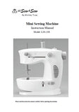 MICHLEY ELECTRONICS LSS-338 LIL SEW AND SEW SEWING MACHINE INSTRUCTION MANUAL 12 PAGES ENG