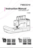 NECCHI C1200 SEWING MACHINE INSTRUCTION MANUAL 153 PAGES ENGLISH