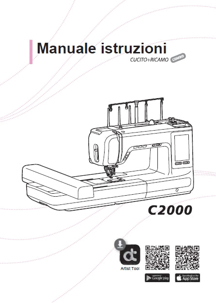 NECCHI C2000 MACCHINA PER CUCIRE MANUALE ISTRUZIONI 230 PAGES ITALIANO