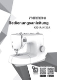 NECCHI K121A K132A NAHMASCHINE BEDIENUNGSANLEITUNG 60 SEITE DEUTSCH