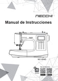 NECCHI NC-204D MAQUINA DE COSER MAUAL DE INSTRUCCIONES 92 PAGES ESPANOL