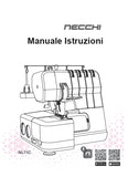 NECCHI NL11C MACCHINA PER CUCIRE MANUALE ISTRUZIONI 52 PAGES ITALIANO