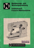 NECKERMANN 835/072 867/594 NAHMASCHINE BEDIENUNGS UND WARTUNGSANLEITUNG 10 SEITE DEUTSCH