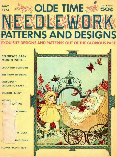 OLDE TIME NEEDLEWORK 5-74 PATTERNS AND DESIGNS SEWING BOOK 60 PAGES ENG