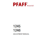 PFAFF 1245 1246 SEWING MACHINE ADJUSTMENT MANUAL BOOK 44 PAGES ENG