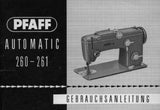 PFAFF 260 261 NAHMASCHINE GEBRAUCHSANLEITUNG 56 SEITE DEUTSCH