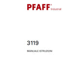 PFAFF 3119 SEWING MACHINE MANUALE ISTRUZIONI 150 PAGES ITAL