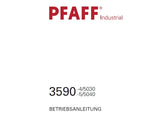 PFAFF 3590-04/5030 3590-5/5040 NAHMASCHINE BETRIEBSANLEITUNG 184 SEITE DEUT