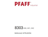 PFAFF 8303 040 041 042 SALDATRICE MANUALE ISTRUZIONI 52 PAGES ITAL