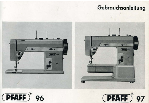 PFAFF 96 97 NAHMASCHINE GEBRAUCHSANLEITUNG 51 SEITE DEUTSCH