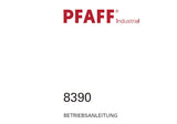 PFAFF 8390 NAHMASCHINE BETRIEBSANLEITUNG 116 SEITE DEUT