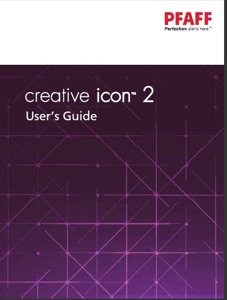 PFAFF CREATIVE ICON 2 SEWING MACHINE USERS GUIDE 190 PAGES ENG