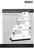 PFAFF EXPRESSION 2014 2024 SEWING MACHINE INSTRUCTION MANUAL 105 PAGES ENG