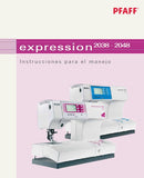 PFAFF EXPRESSION 2038 2048 MAQUINA DE COSER INSTRUCCIONES PARA EL MANEJO 68 PAGINA ESP