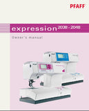 PFAFF EXPRESSION 2038 2048 SEWING MACHINE OWNERS MANUAL 68 PAGES ENG