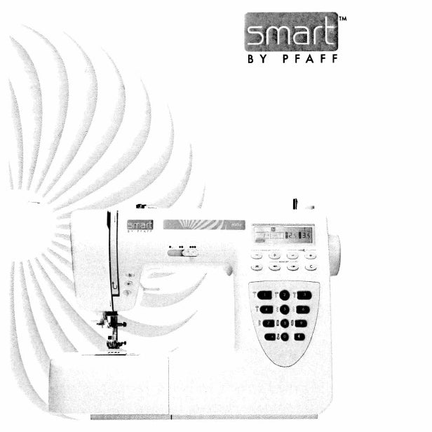 PFAFF SMART SEWING MACHINE OWNERS MANUAL 64 PAGES ENG