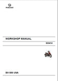 PIAGGIO BV 500 2003 MAXI-SCOOTER WORKSHOP MANUAL 435 PAGES ENGLISH